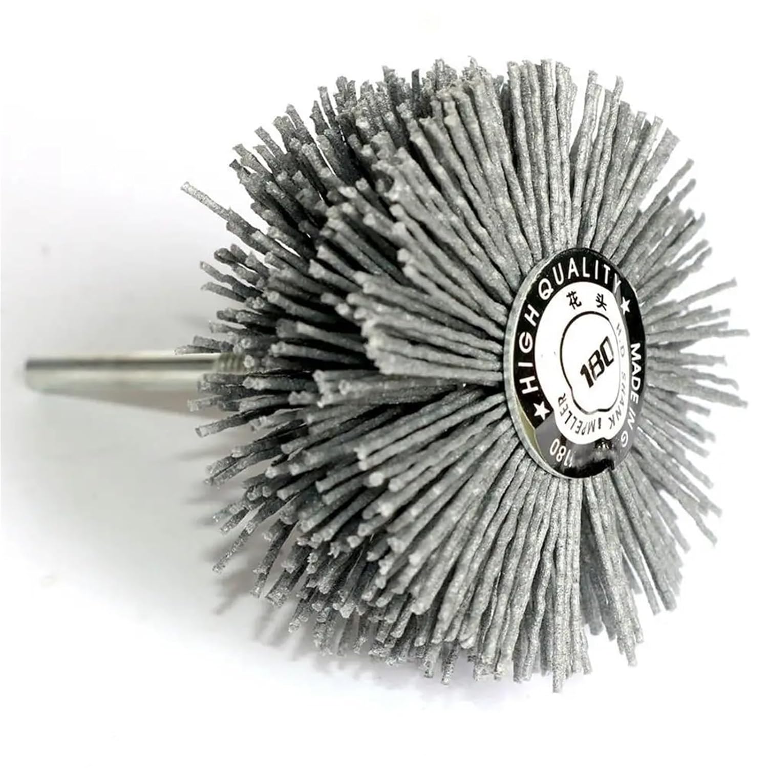 2PCS/5PCS 80mm Drill Abrasive Nylon Wire Grinding Wheel Radial Bristle Polishing Brush for Wood Furniture 1/4" Shank(120 2pcs)