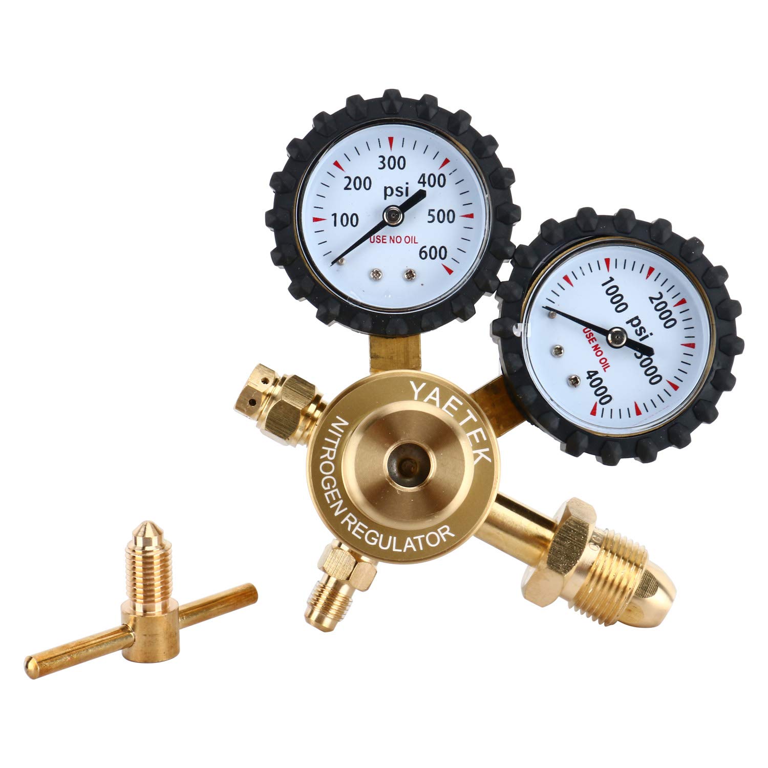Brass Nitrogen Regulator with Double 2