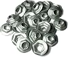 Retro-Motive #70 Side Marker Self Threading Flanged Pal Nuts for GM Ford Mopar .330 Stud 12 Hex 34 Flange 25 Pieces