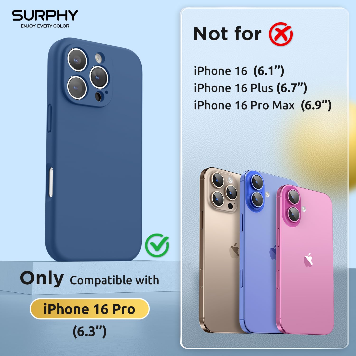 SURPHY Magnetic Design for iPhone 16 Pro Case - Image 2