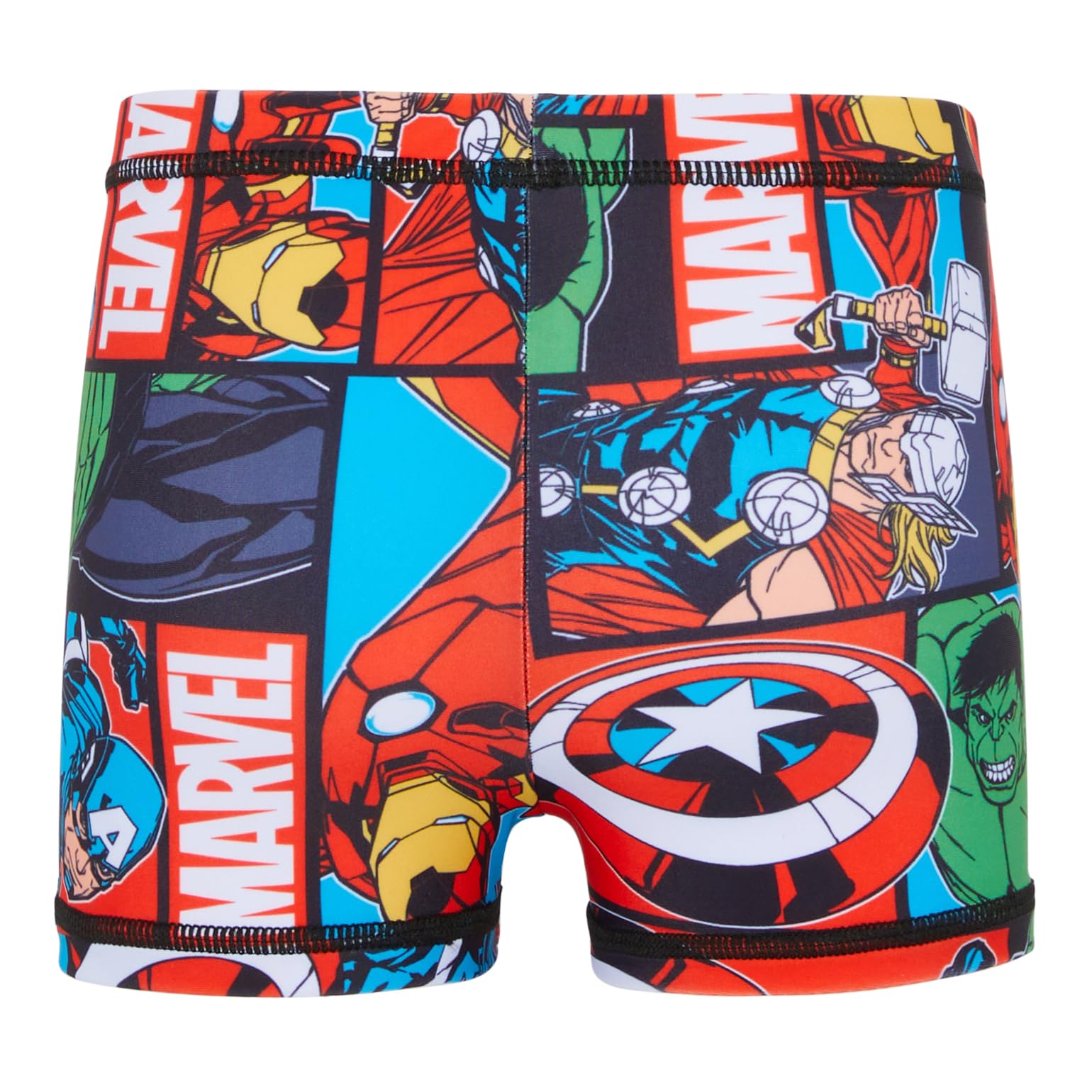 Garçons Avengers Maillot de Bain Deux Pièces - Hulk, Iron Man, Captain America, Thor