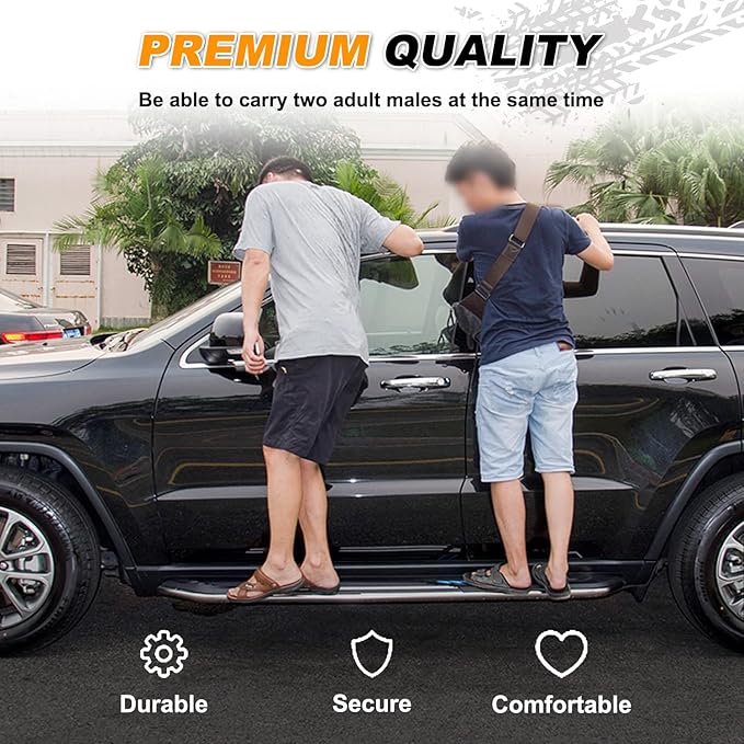 Estribos laterales para Jeep Grand Cherokee 2011-2021 miniatura 6