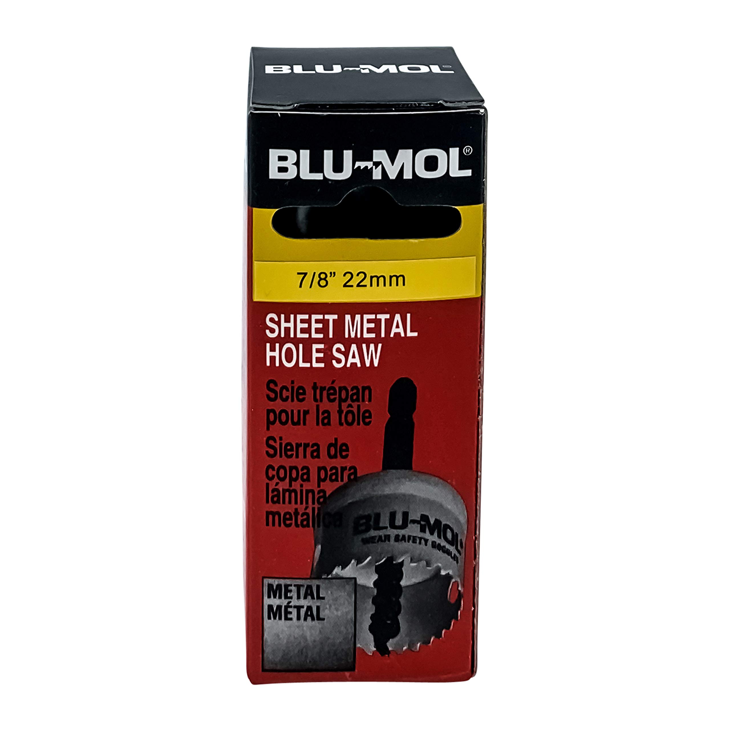 Adaptateur tôle scies cloches avec guidage précis Blu-mol 22mm Disston E0102328