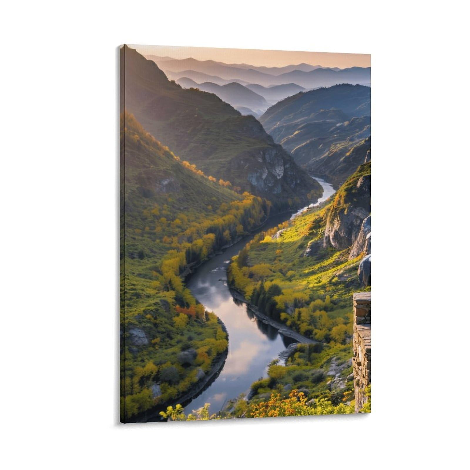 XPASHIQWC Autumn Canyon Poster Artwork Canvas Prints Picture Modern Canvas Wall Art Picture Wall Hanging for Home Decorations 20x30inch(50x75cm)