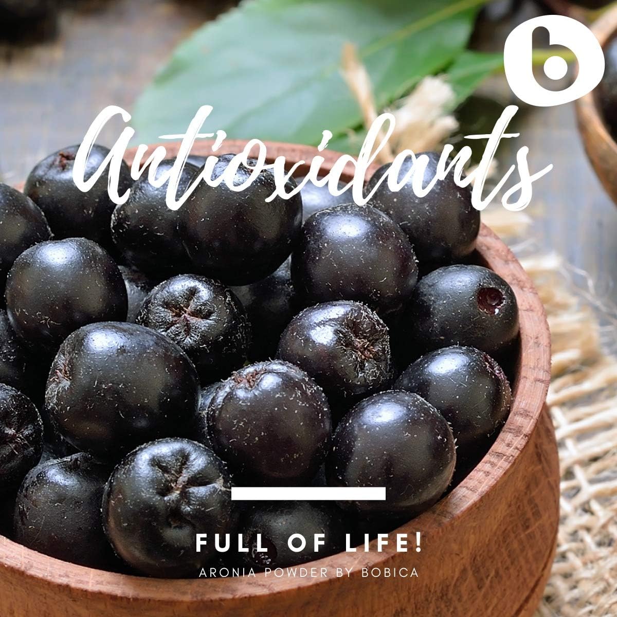 Natural Aronia Berry Powder - Black Chokeberry Superfood High in Anthocyanins & Polyphenols - Supports Immune System - Raw Chokeberries Superfood - Aronia Berries - Vegan, Gluten-Free - 1lb - Image 6