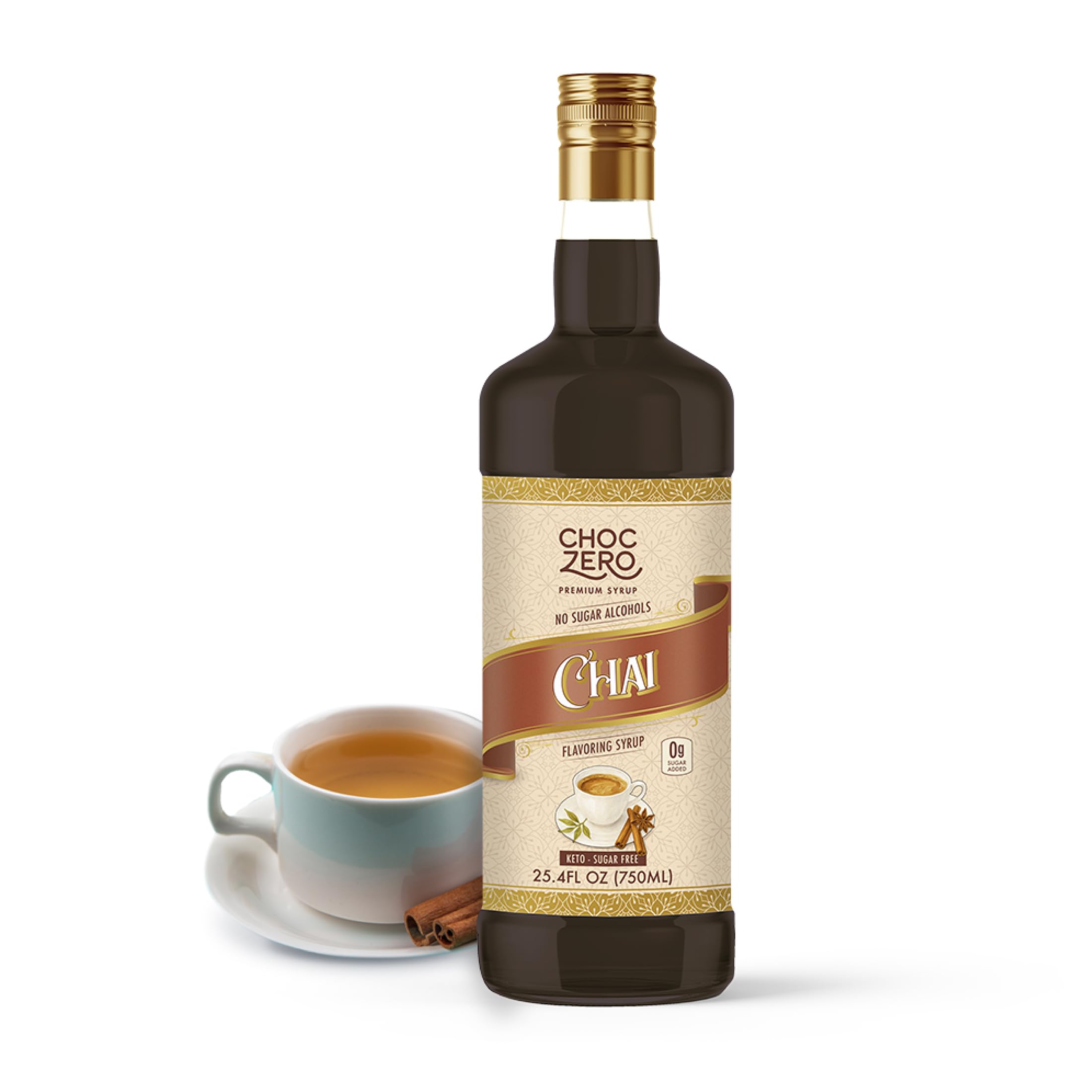 Amazon.com: ChocZero Sugar Free Chai Coffee Syrup, No Sugar