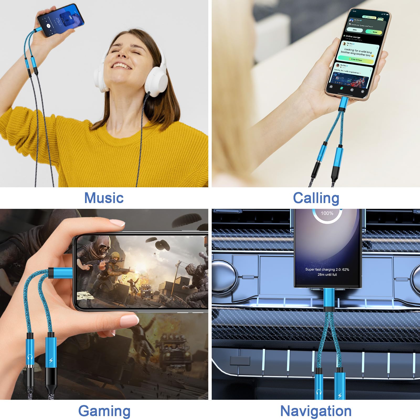 Amazon.com: Samsung Galaxy S25 Ultra USB C to 3.5mm Audio Adapter