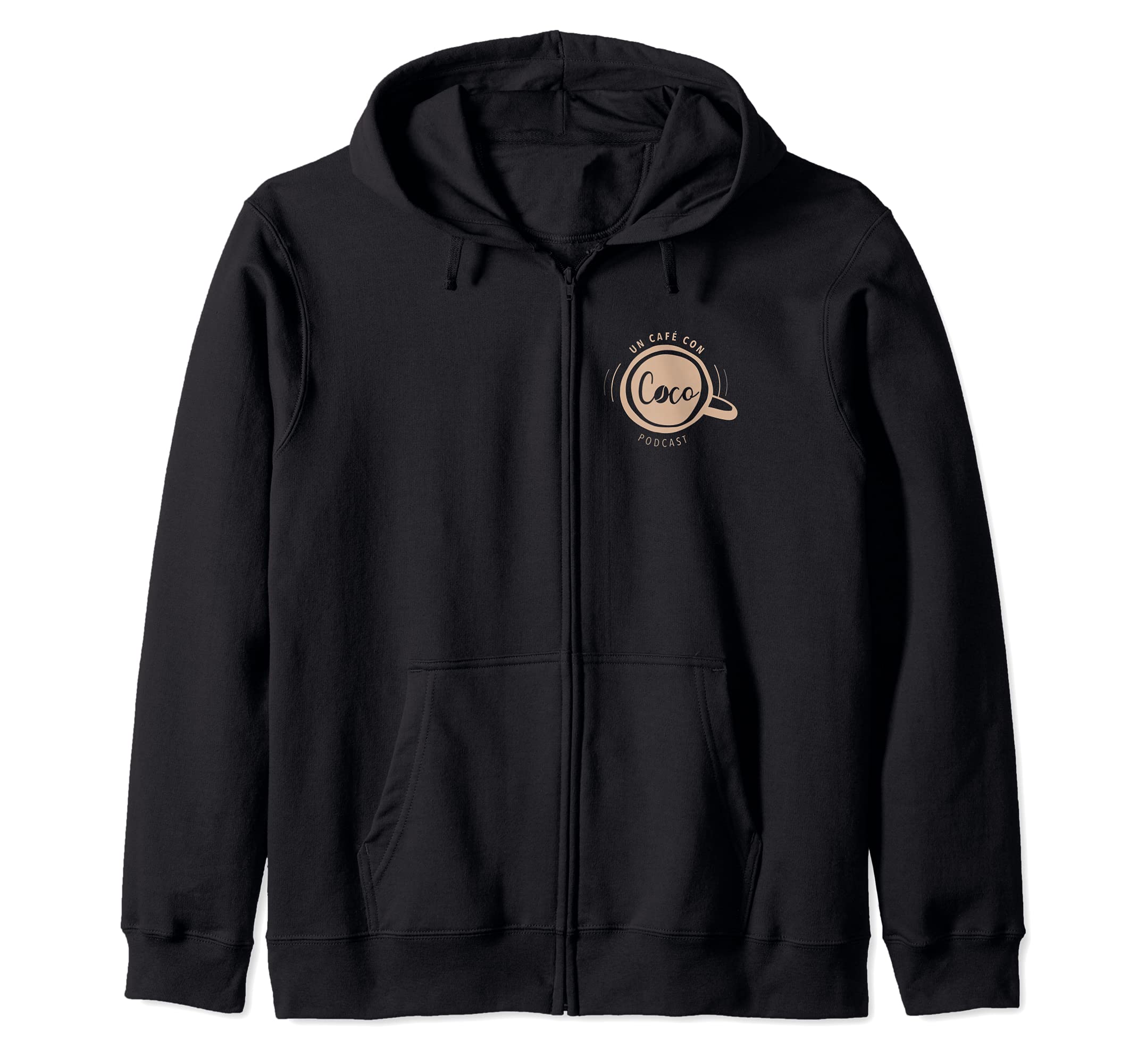 Un Cafe Con Coco Zip Hoodie
