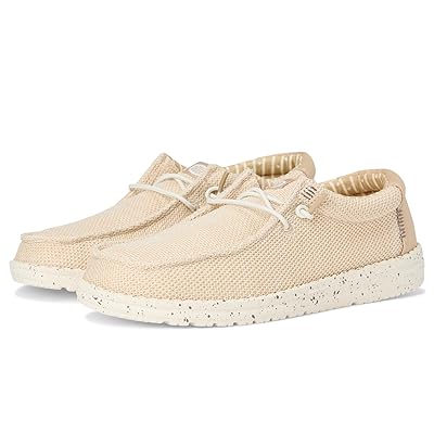 Hey Dude Kids Wally Stretch Sox (Little Kid/Big Kid) Boys Shoes Irish Cream/Egret