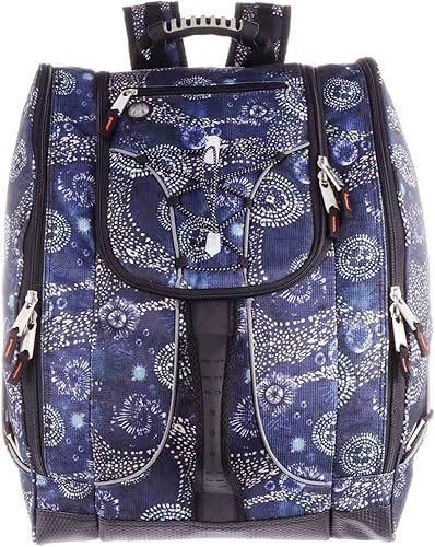 Miniatura 70 de Athalon Bolsa para botas/mochila Everything Silver/Black,Batik,Negro,Negro/Neón Cremallera,negro, azul (Blue Batik),negro