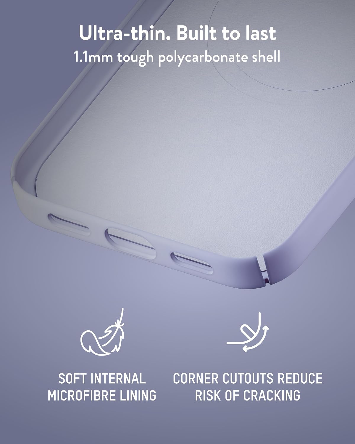 Mous for Google Pixel 10/10 Pro (2025) Case, Compatible with Qi2 MagSafe and Pixelsnap - Super Thin - Anti-Scratch Protective Phone Cover - Iris