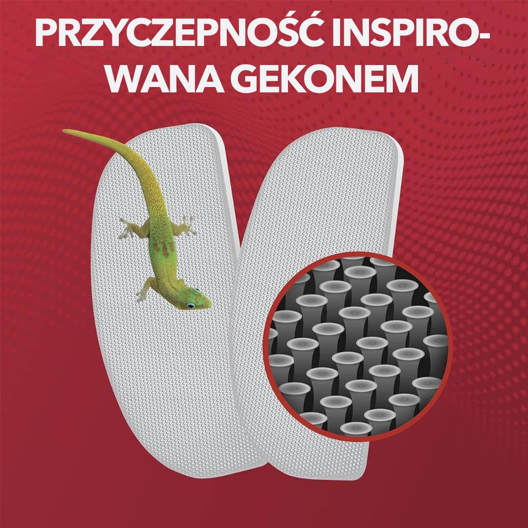 Setex Gecko Grip – Noski Do Okularów (5 Czarnych Par) – Antypoślizgowe Noski Do Okularów, Mikroteksturowane Włókna, Ultra-Mocna Przyczepność I Ultra-Miękkość, Samoprzylepne, 1 × 7 × 16 mm