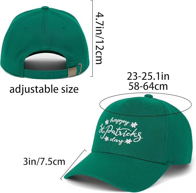 Gorra Trucker St Patrick's Day Verde para Hombre y Mujer miniatura 3