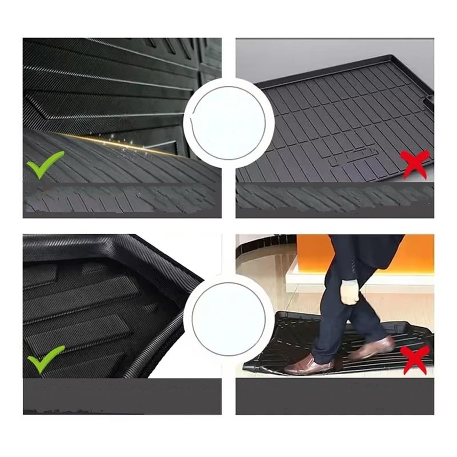Tappetino bagagliaio auto Compatibile Con Land Per Rover