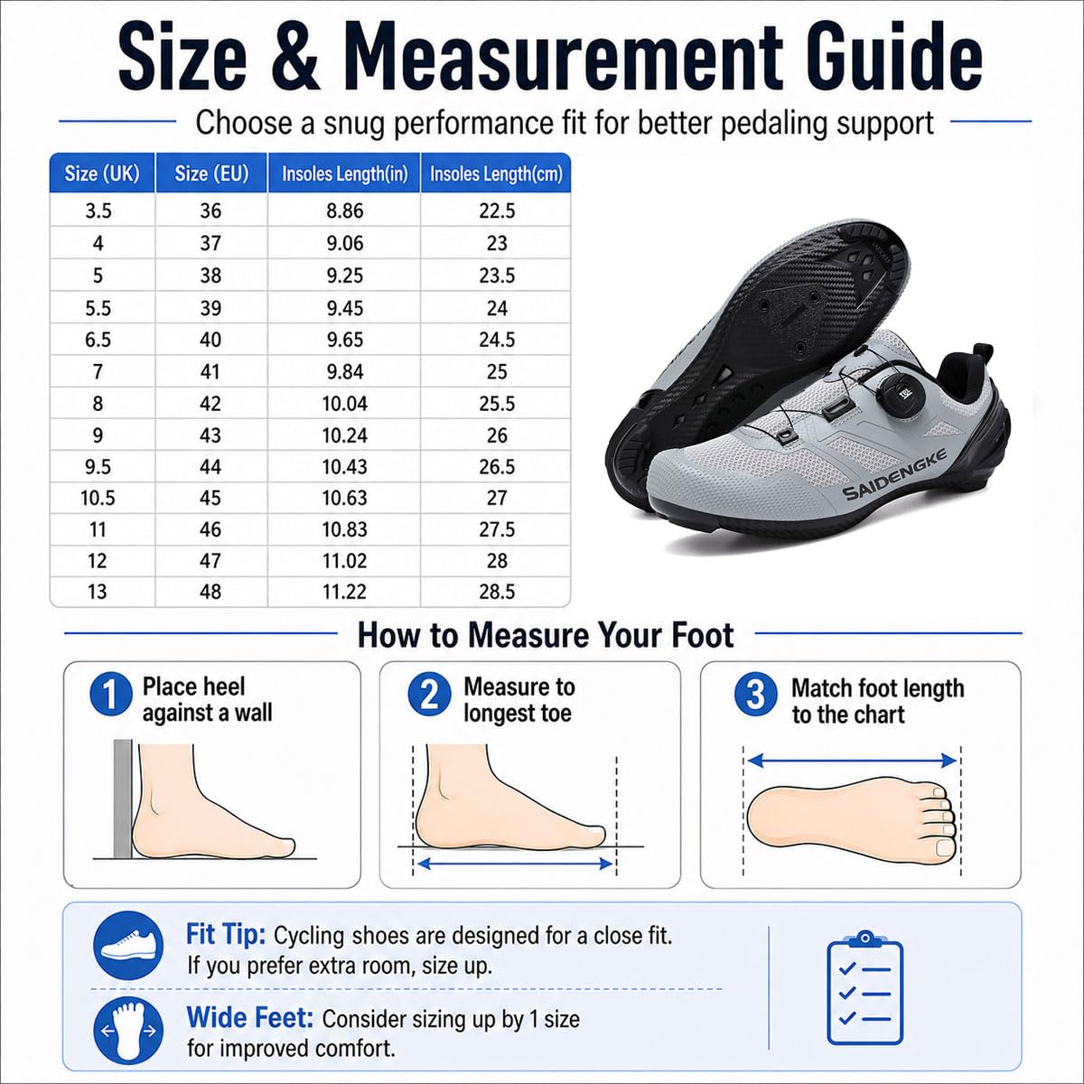 Zapatillas Ciclismo Carretera Hombre y Mujer 36-47EU