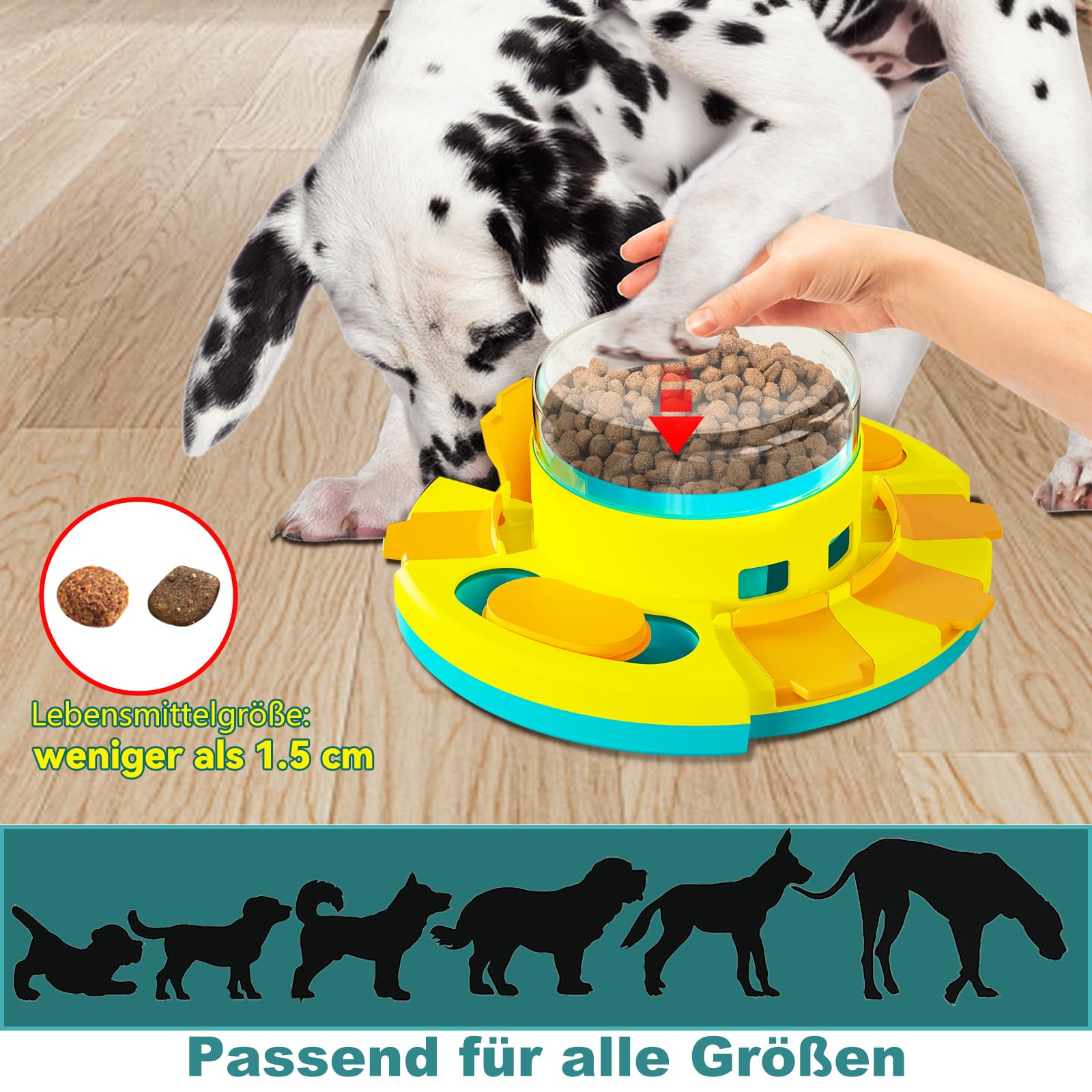 Hundespielzeug Intelligenz, Hunde intelligenzspielzeug für Hunde Kleine/mittlere/große Hunde Spielzeug intelligent-Stufe 2 (mittel)
