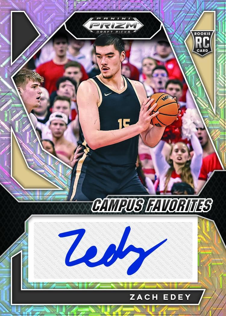 Panini Prizm 2024 Draft Picks Collegiate Basketball Boîte de cartes à collectionner (Hobby) (4 autographes)