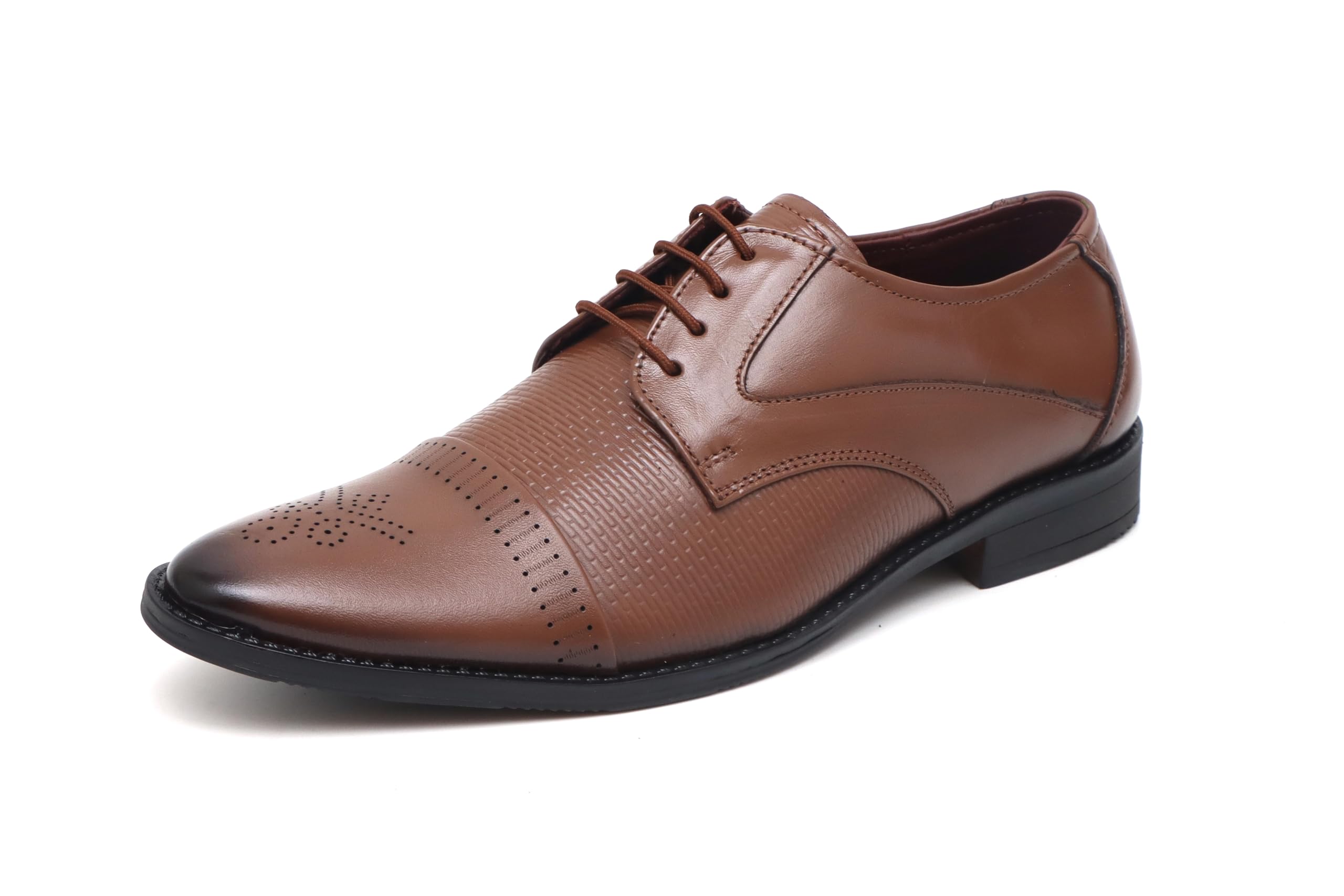 ARAMISH Brown Real Genuine Leather Lace Up Formal Shoes for Men - 9 UK (B0CW698SBR) Amazon Price History, Amazon Price Tracker