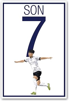 Graphics 17 Son Heung-min Poster - Tottenham Hotspur Art
