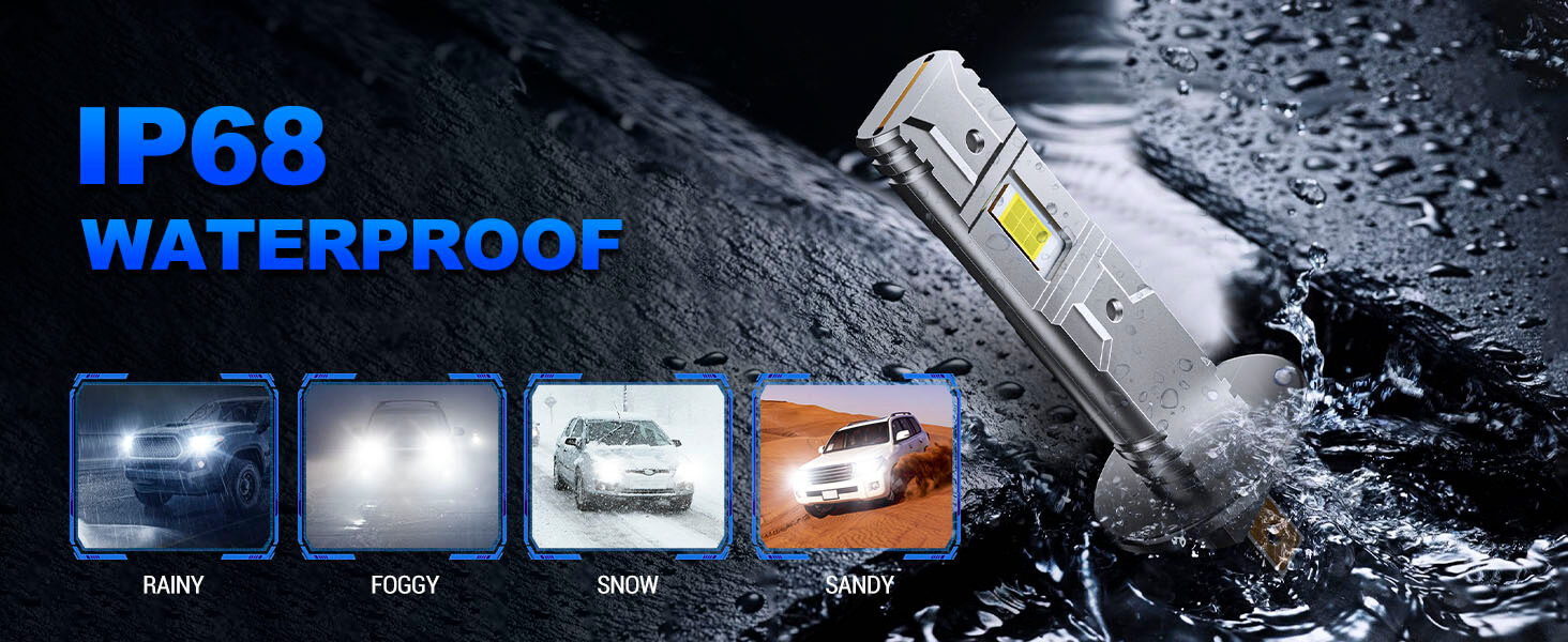 Focos De Lupa Led H4 9003 Hb2 Faros Proyector Canbus 240w | Meses sin