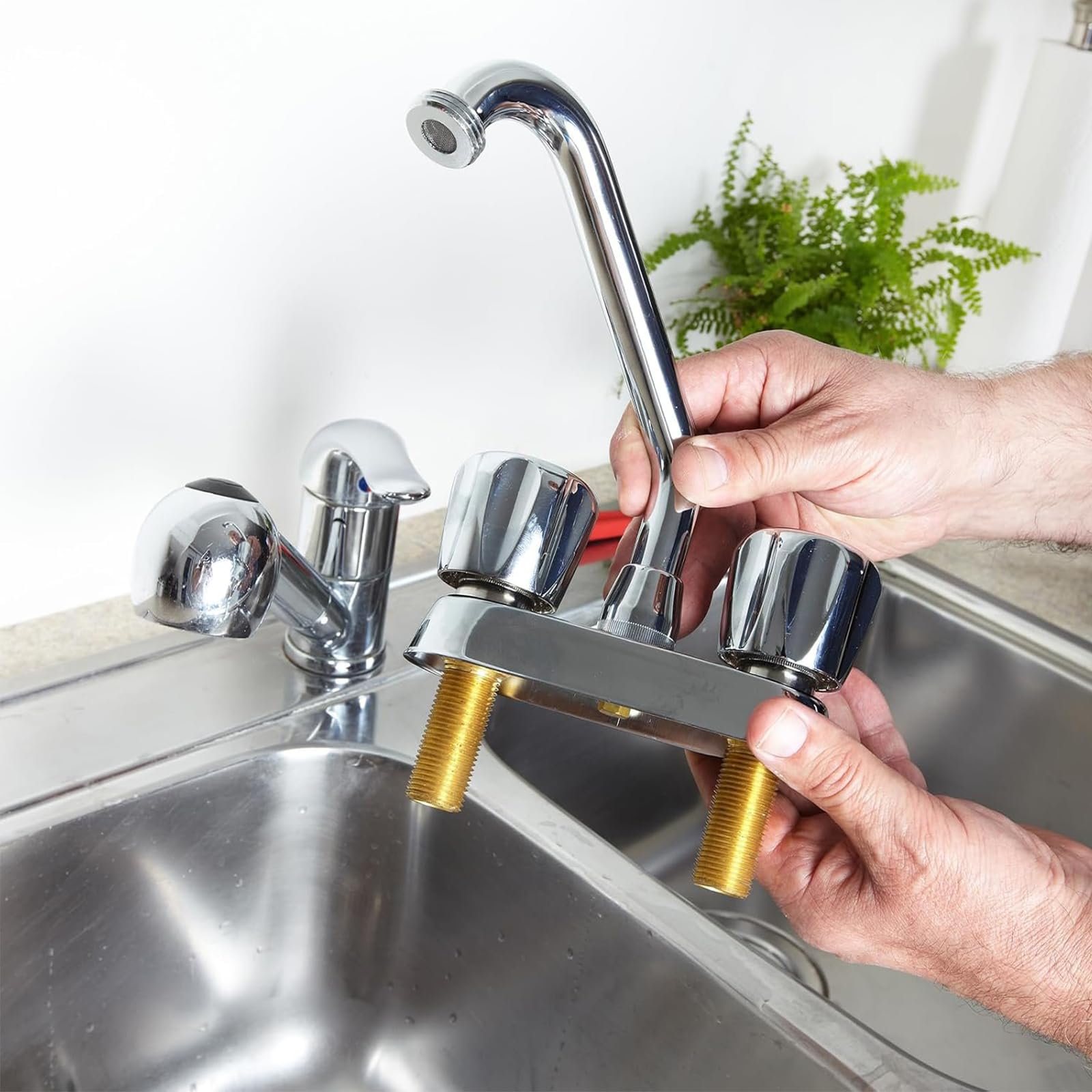 2 PièCes G3/4 Raccord Cloison En Laiton, 12 Cm MâLe Tuyau Fileté Raccord Tuyau, Pour Les Robinets, Les Tonneaux D'Eau Pluie, Les RéServoirs D'Eau, Les ChâTeaux D'Eau Et Les Pompes à Eau(G3/4, 12CM)
