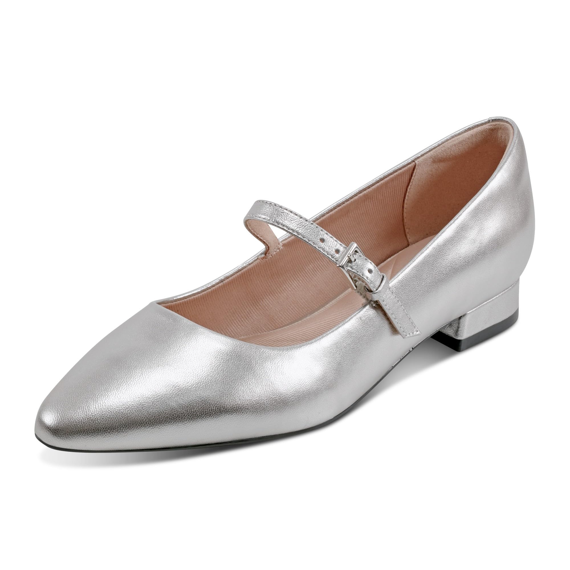 Rockport Women's Taren Mary Jane Flat - Comfortable Everyday Wear for Women - Perfect for Casual Outings - Lightweight D