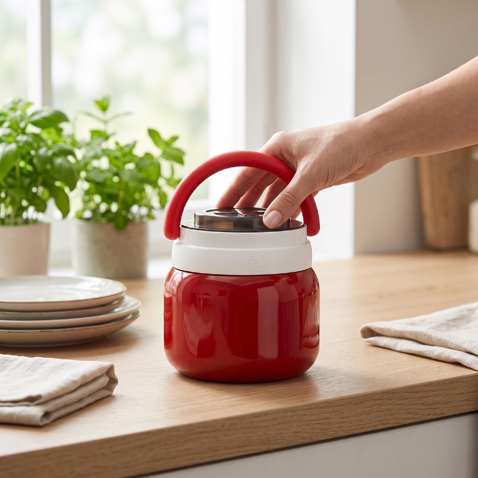 Tangxi Termoizolowany Pojemnik na żywność 1,2L, Próżniowy Lunch Box ze