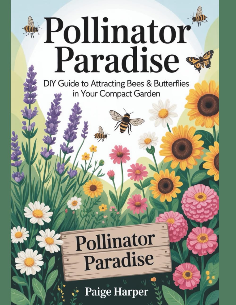 Pollinator Paradise: DIY Guide to Attracting Bees & Butterflies in Your Compact Garden      Paperback – August 20, 2025