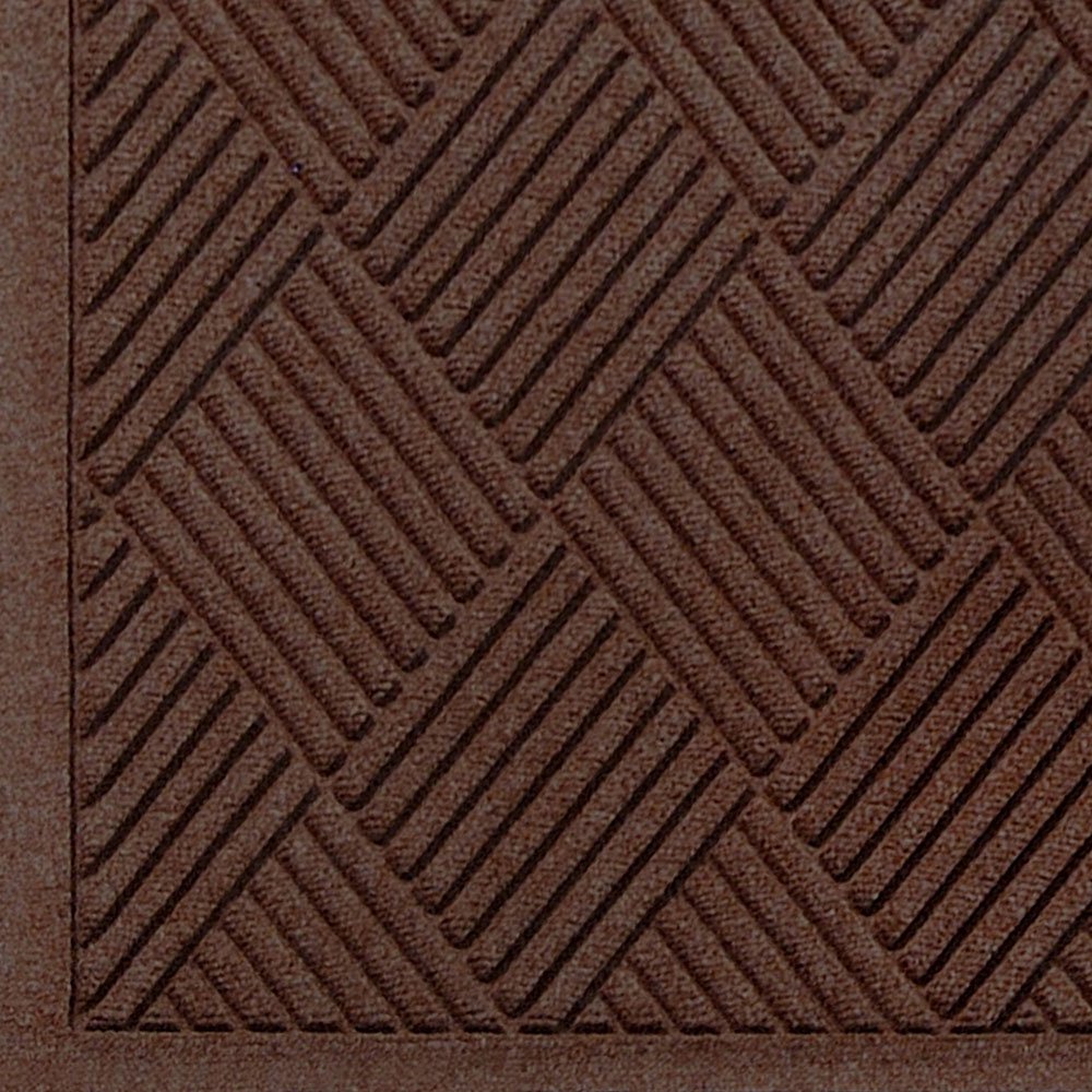 M+A Matting WaterHog Fashion Diamond-Pattern Commercial Grade Entrance Mat, Indoor/Outdoor Medium Brown Floor Mat 3' Length x 2' Width, Medium Grey — view 10