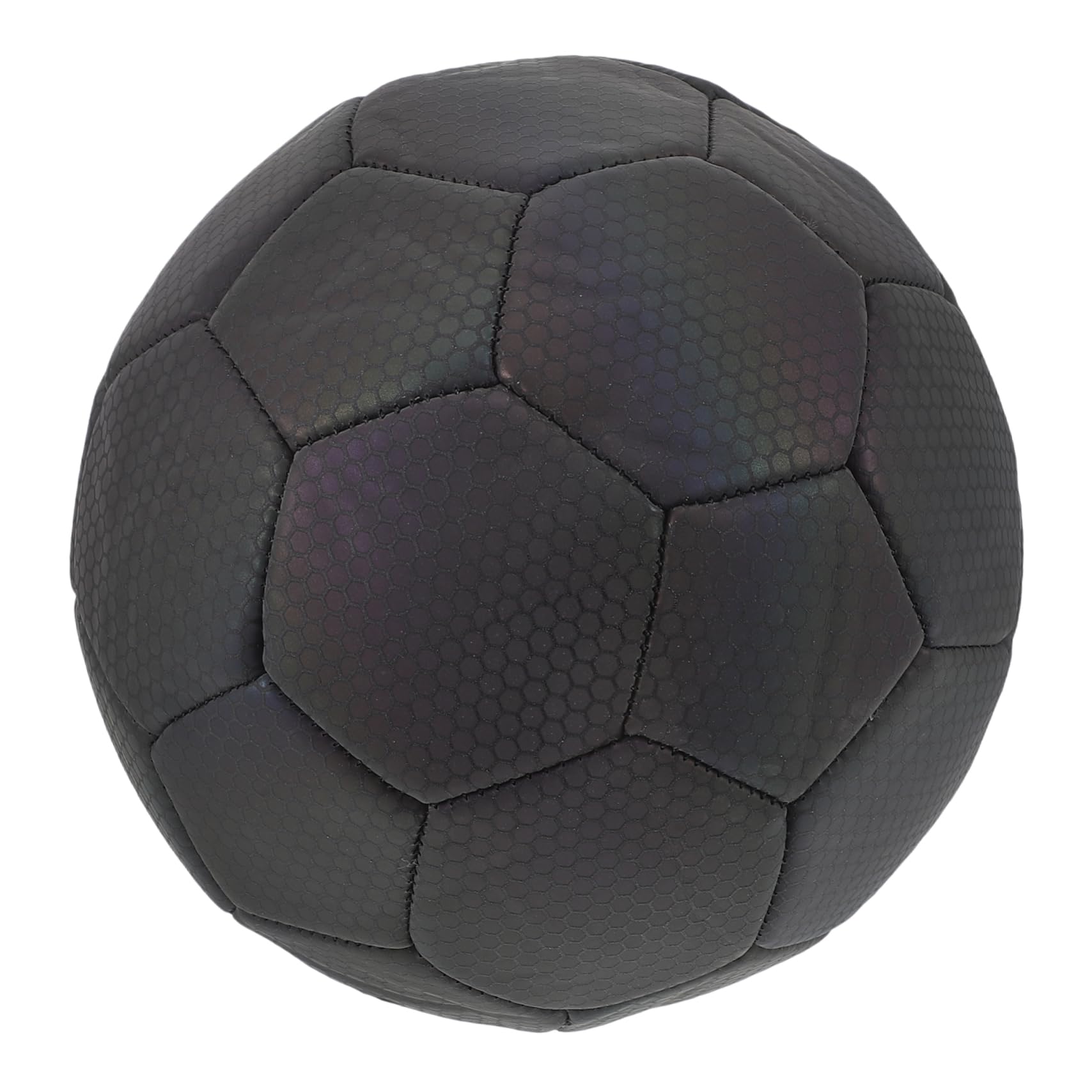 Palla da Calcio Riflettente Olografica per Allenamento, Alta Visibilità | Gomma, Pelle Sintetica e Camera Butilica, Uso in Campo e Ragazze Adolescenti, Back To School Party