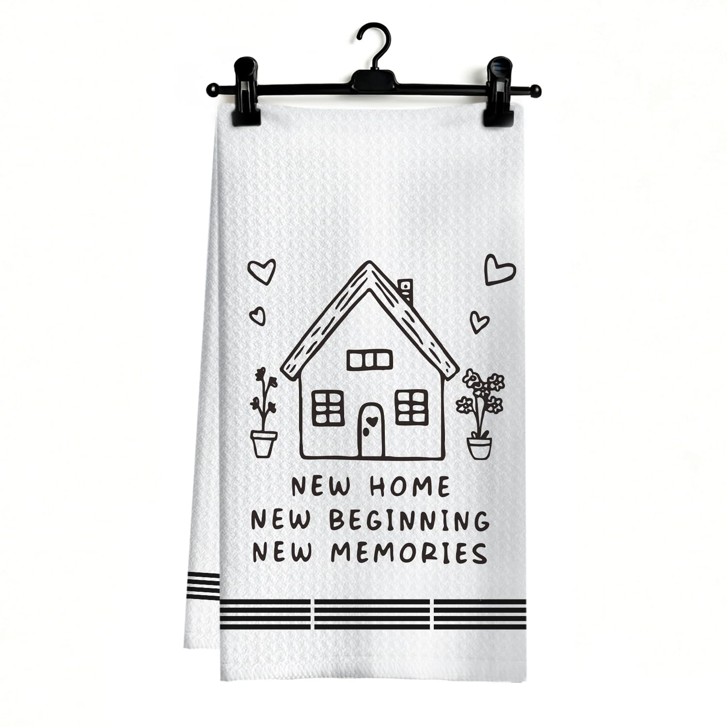 Housewarming Gifts 2026 Kitchen Dish Towels, New Home Gift Ideas, House Warming Gifts for Homeowner Hostess, New Home Decor with Housewarming Saying for Kitchen Bathroom Decor, 16x24 Inch