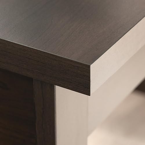 Miniatura 4 de Sauder Summit Station - Escritorio individual con pedestal, acabado de cereza canela