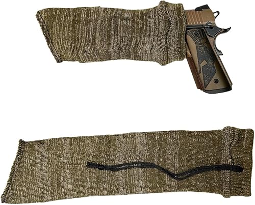 Miniatura 3 de TPO Funda para calcetín de pistola de 14 x 4 pulgadas, no destructiva, fácil de deslizar, funda de silicona que evita el óxido