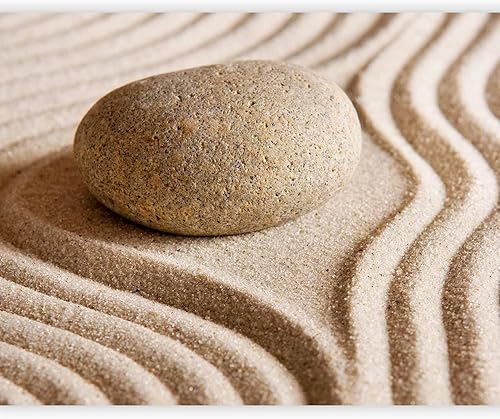 Miniatura 8 de artgeist Mural de pared prémium Orquídeas blancas Zen 138 x 106 pulgadas, papel tapiz no tejido, decoración de pared de vellón, impresión #04