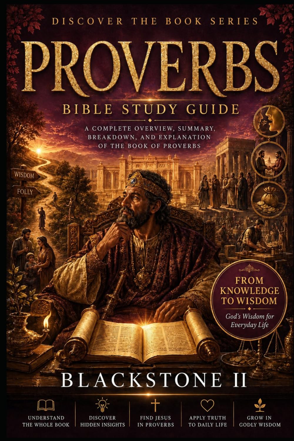 Proverbs Bible Study Guide: A Complete Overview, Summary, breakdown, and Explanation of The Book of Proverbs (Discover The Book Series)