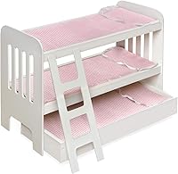 Vista 8 de Badger Basket Literas con cama corrediza muñecas con escalera (se ajusta American Girl Dolls).