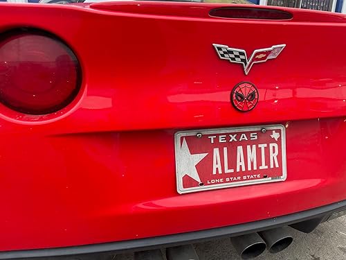 Miniatura 6 de 1 emblema de máscara de araña personalizable, repuesto de calcomanía para puerta trasera de guardabarros 3D, edición Black Widow, insignia de