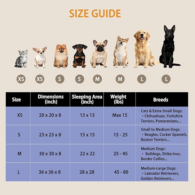 Cama Redonda para Perro Pequeño 50cm Lavable Antiansiedad miniatura 2