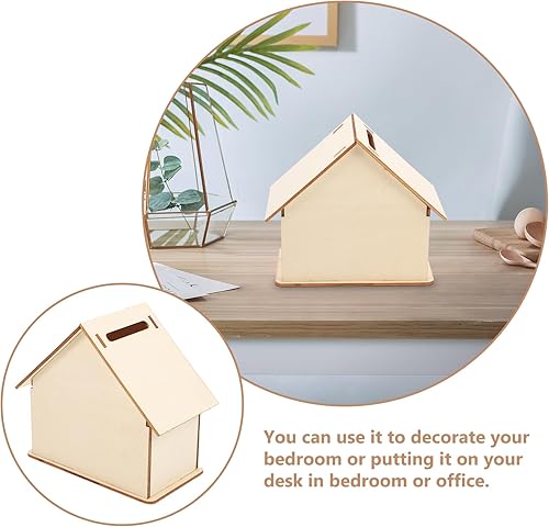 Miniatura 4 de Kisangel 15 piezas para niñas kits de decoración de bancos pintables para niñas pintura divertida casa de pájaros cambio de manualidades bancos de