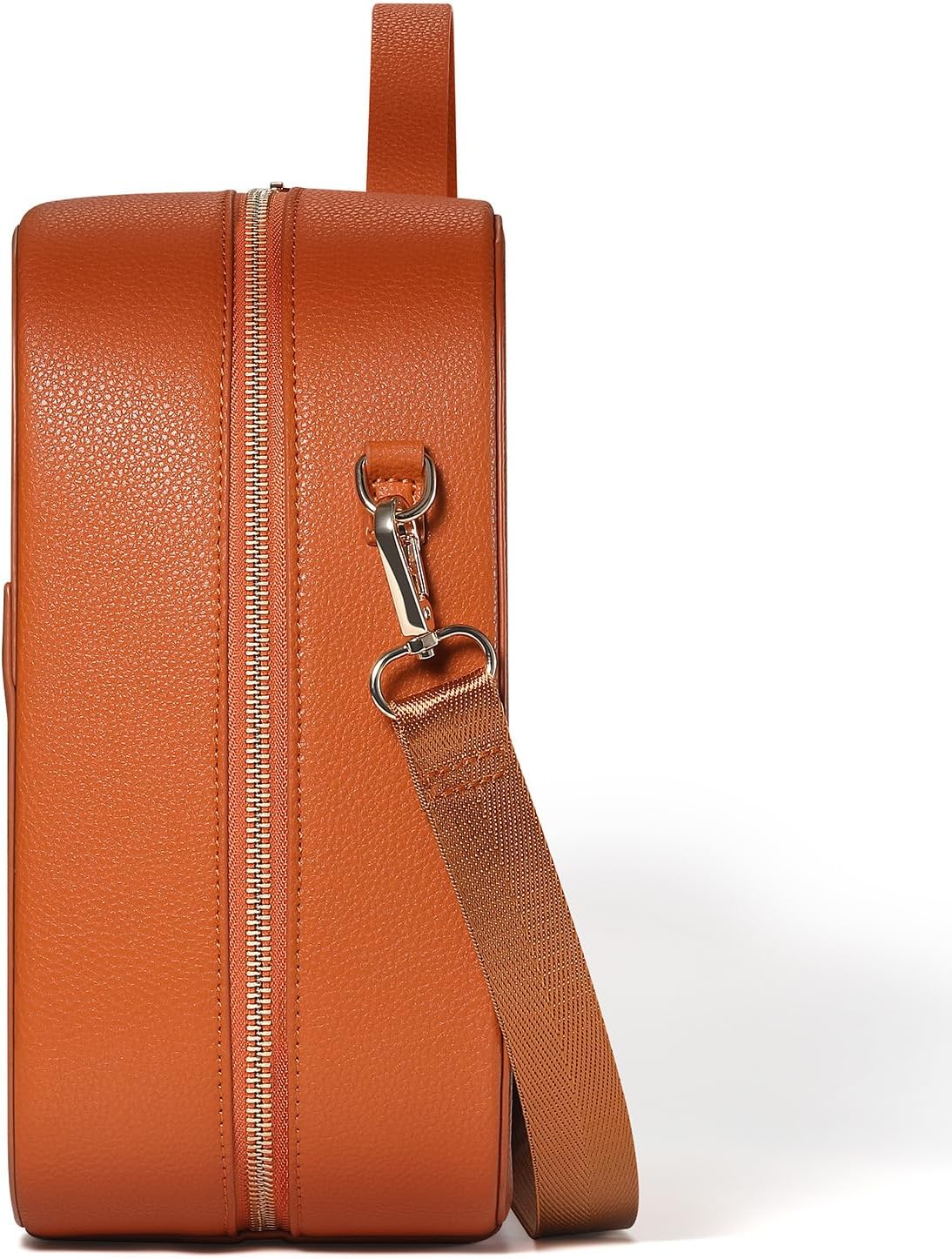 Storage Bag for Vision Pro Virtual Reality Glasses, Protable Handbag Shockproof Shoulder Carrying Bag Travel Large Space VR Portable Storage Bag (Brown)