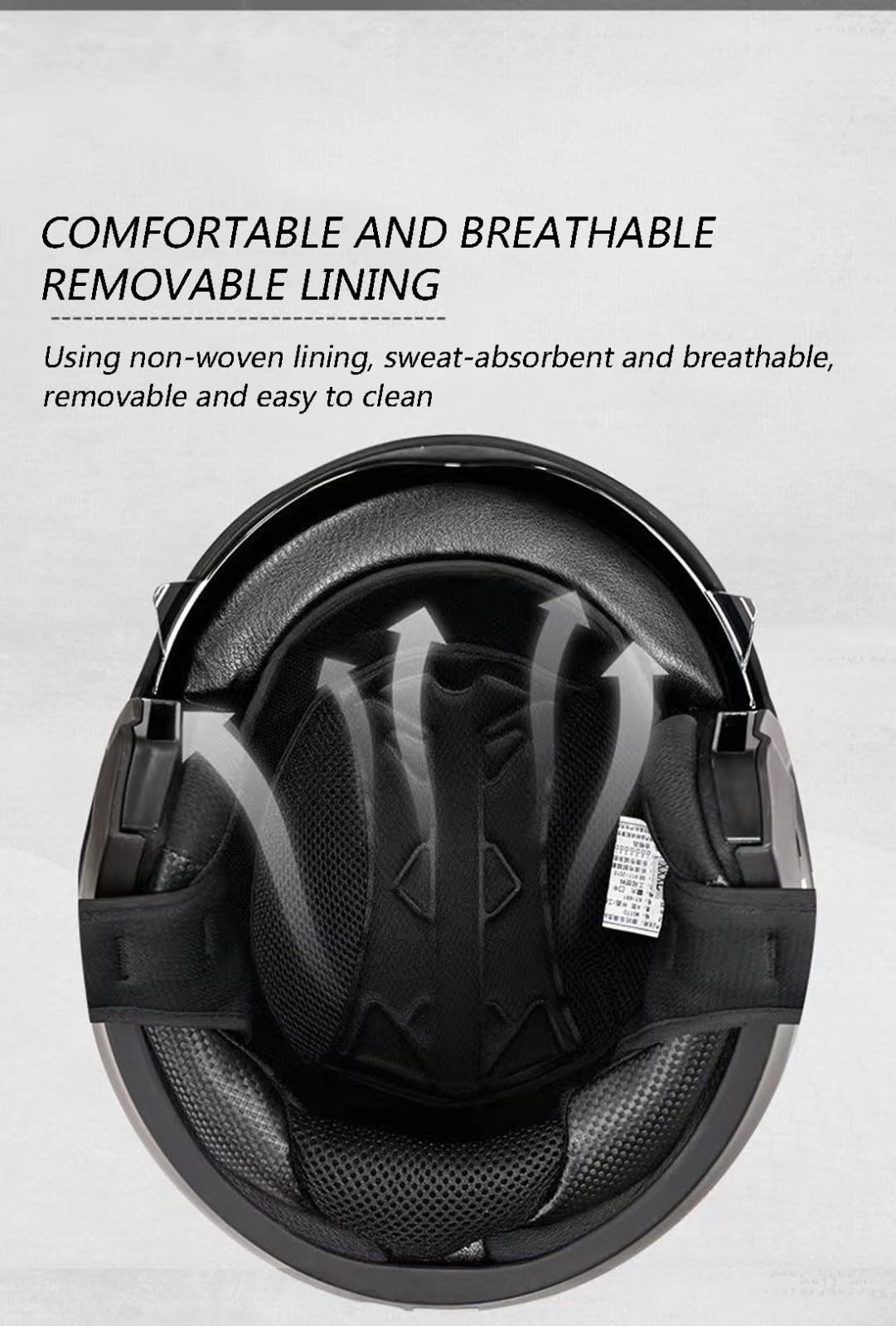 Jethelm Vintage Motorradhelm Winddichter Motorrad Roller Helm Mit Visier 3/4 Kombination Helm Halbhelm Für Damen Und Herren ECEDOT Zulassung Halbschalenhelm Scooter Helm