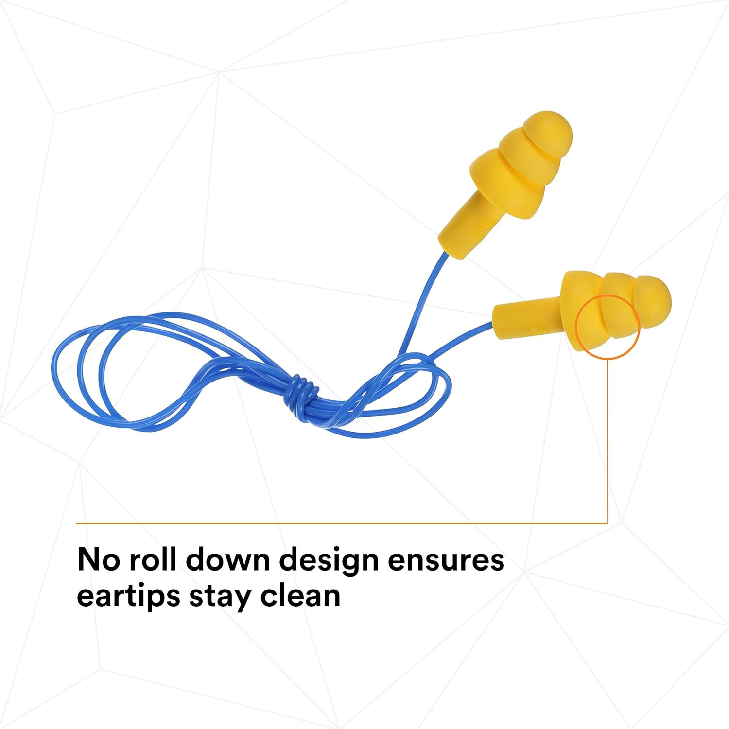 3M E-A-R UltraFit 340-4014 E-A-R UltraFit Corded Earplugs, in Econopack Dispenser Box, Elastomeric Polymer, One Size, Yellow (1 Carton containing 200 Pairs of Corded earplugs)