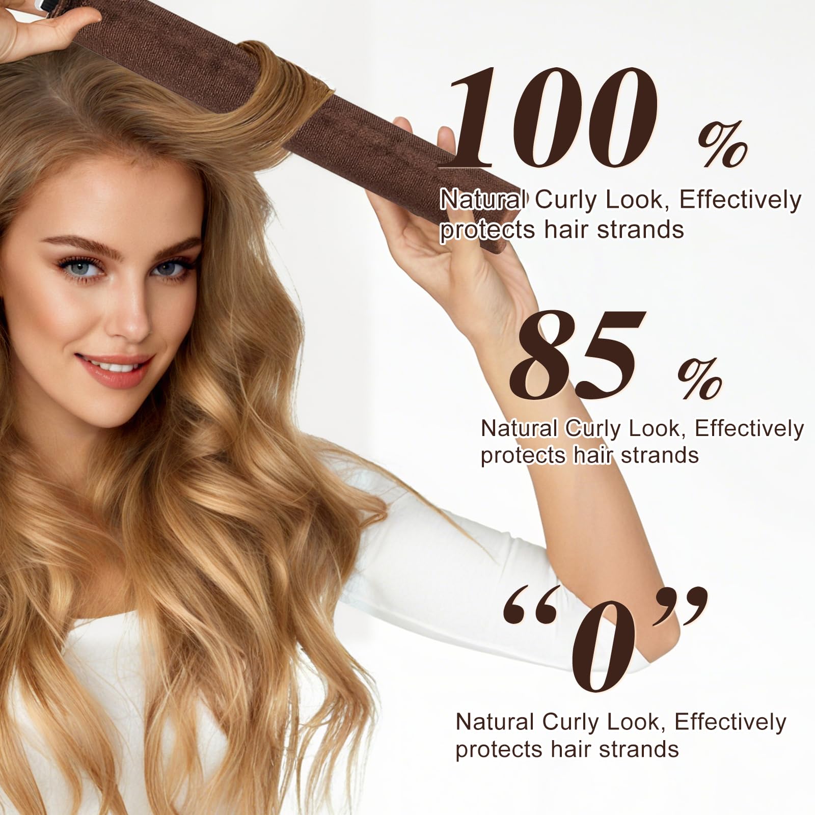 Heatless Lockenwickler, Heatless Locken über Nacht Set für Frauen, weiche Lockenwickler zum Schlafen, Jumbo No Heat Hair Curlers Set mit Kopftuch und Haken für langes Haar (Rosa, 4 Packungen)