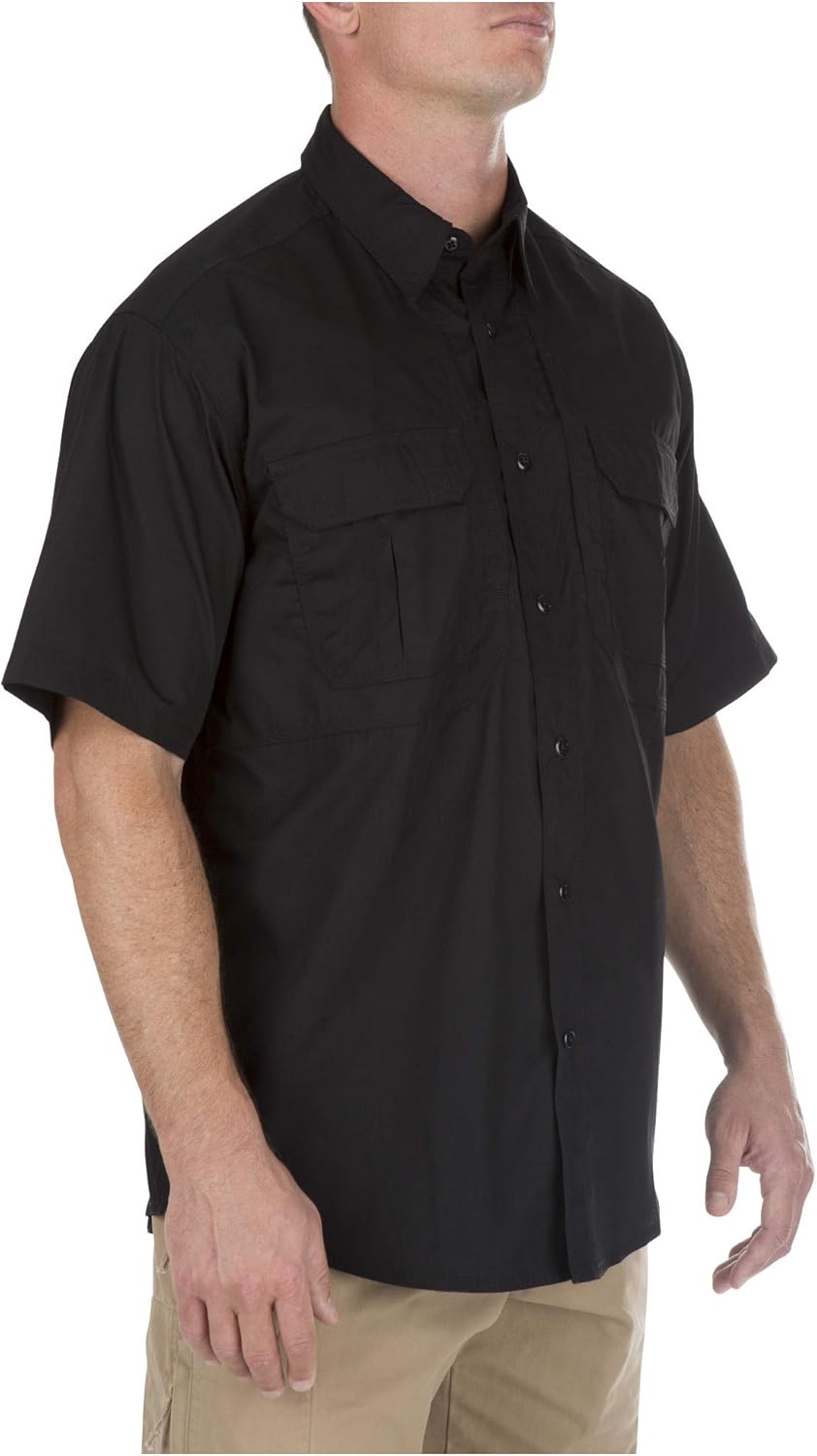 5.11 Tactical Men's Taclite Professional Short Sleeve Uniform Shirt, Gusseted Underarms, Style 71175T