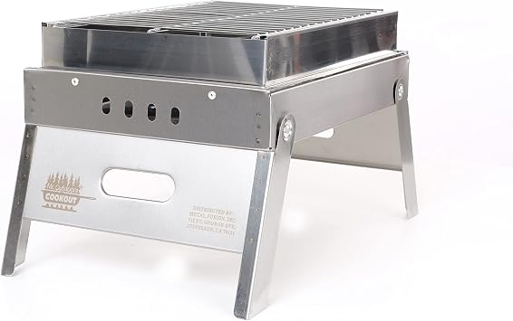 Mr. Outdoors Cookout Model # MOCG15SS Portable Charcoal Stainless Steel Grill