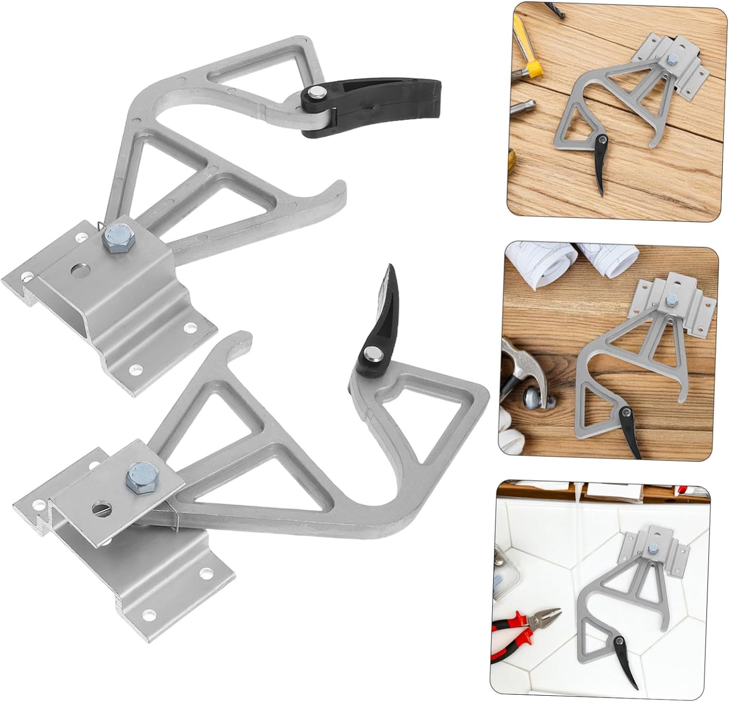 DOITOOL Telescopic Ladder Accessories: Safety Feature Locking Device Aluminum Alloy Extension Ladder Parts for Secure and Stable Use