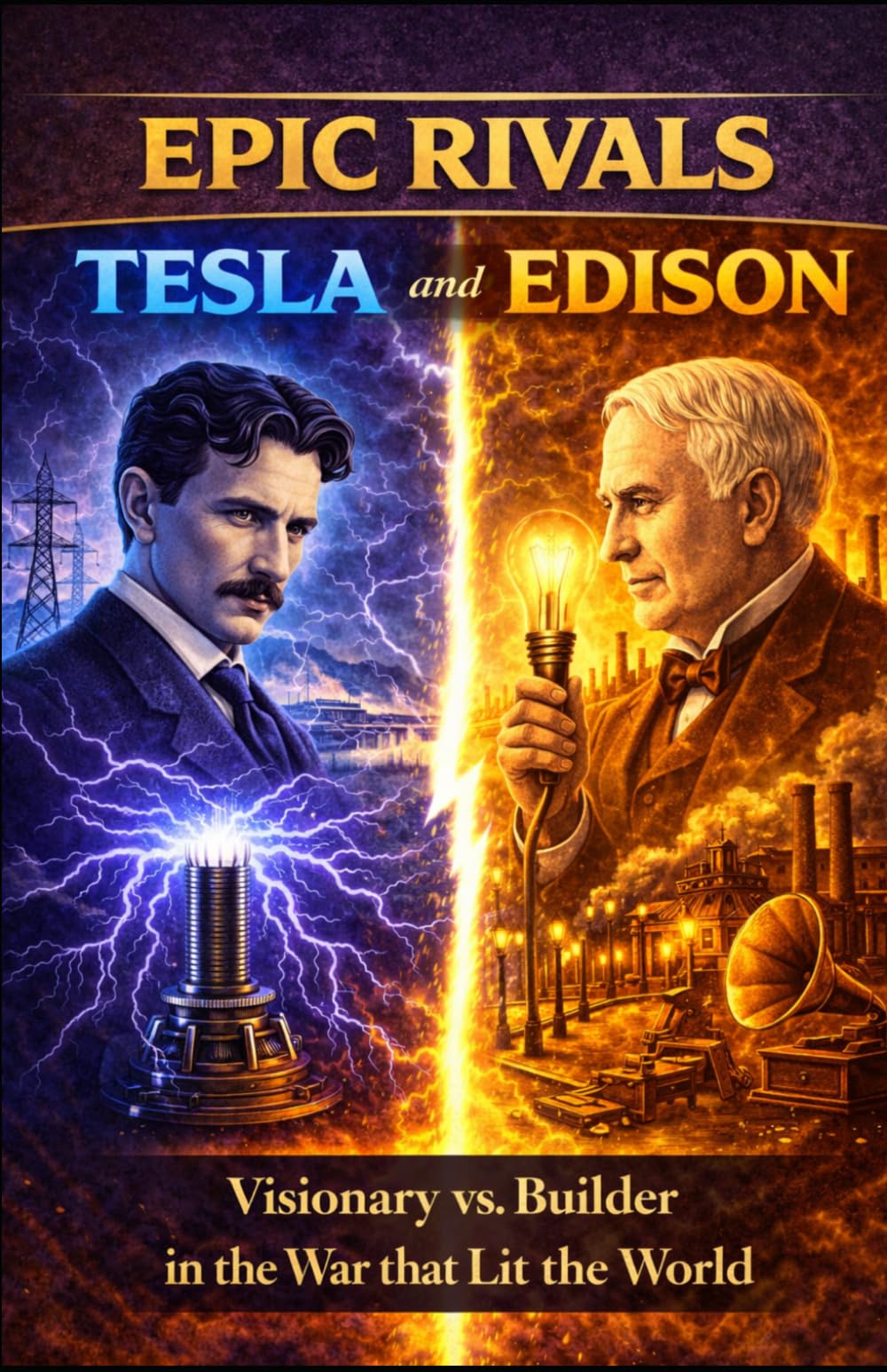 Epic Rivals Tesla and Edison: Visionary vs. Builder in the War That Lit the World
