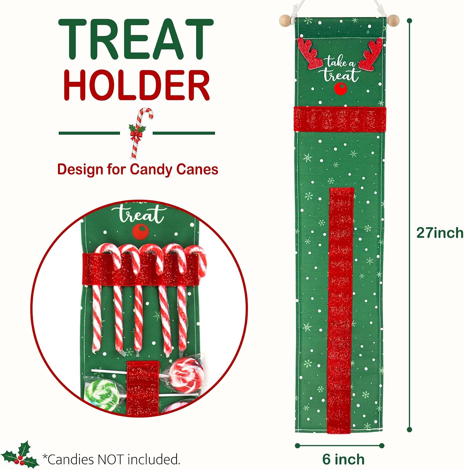 RUNROLE Christmas Fish Extender Lollipop Holder for Cruise Pixie Dust Gifts
