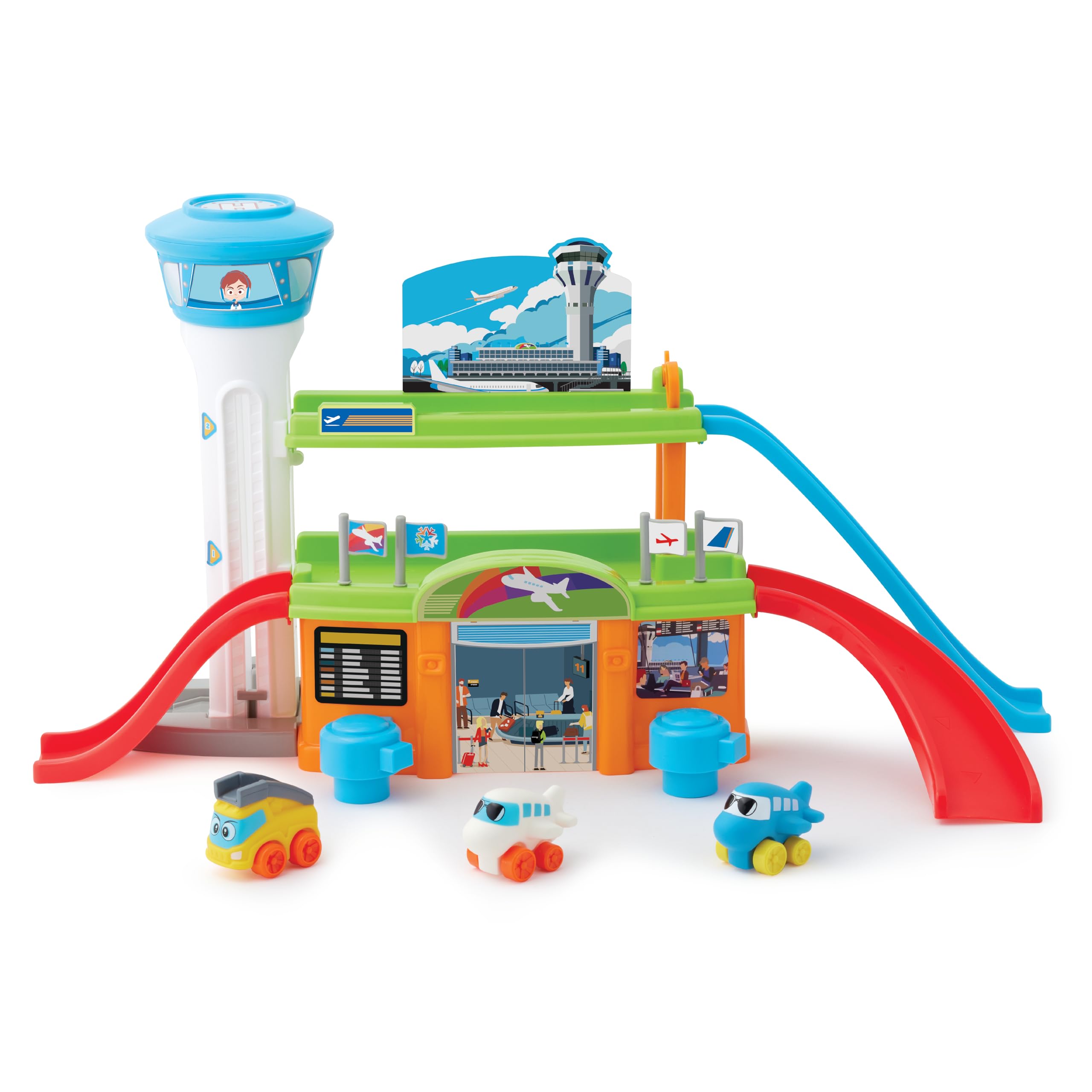 Kidoozie Slide 'n Soar Airport Playset Ages 12 Months + Toddler