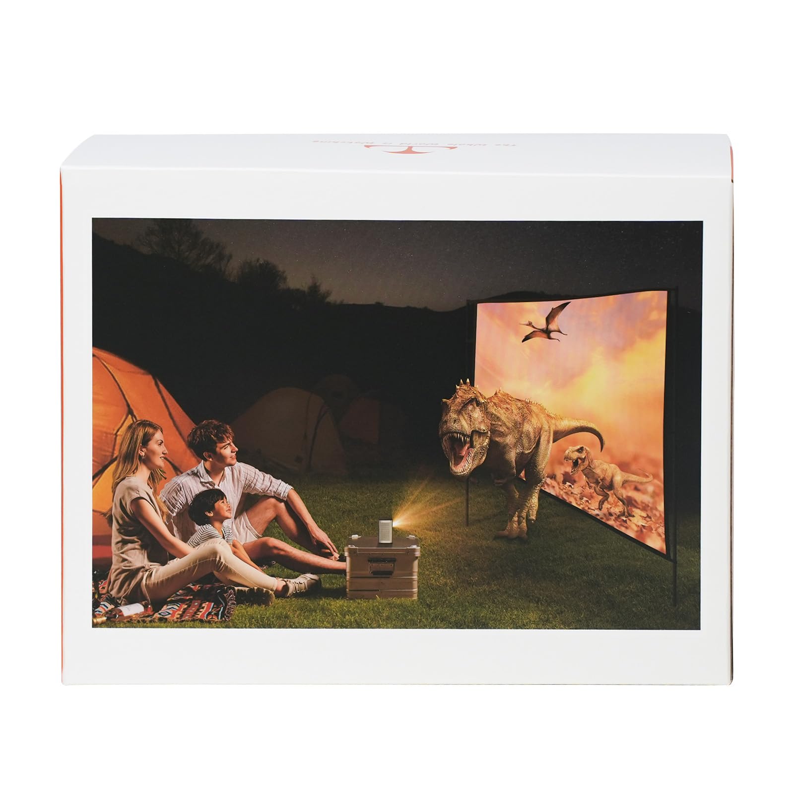 BYINTEK P70 Mini Proiettore 3D Corpo in Metallo, HD LED Wifi Proiettore Portatile Alimentato a Batteria, Supporta 1080P 4K, Sistema Operativo Android 9.0, Display Wireless, con Custodia e Treppiede